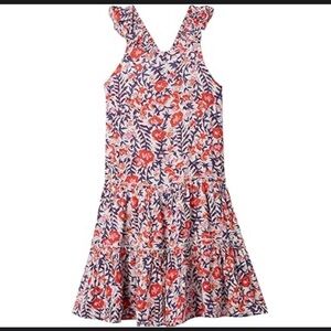 Billabong Love Mini Dress Girls Floral Ruffle Tiered Dress